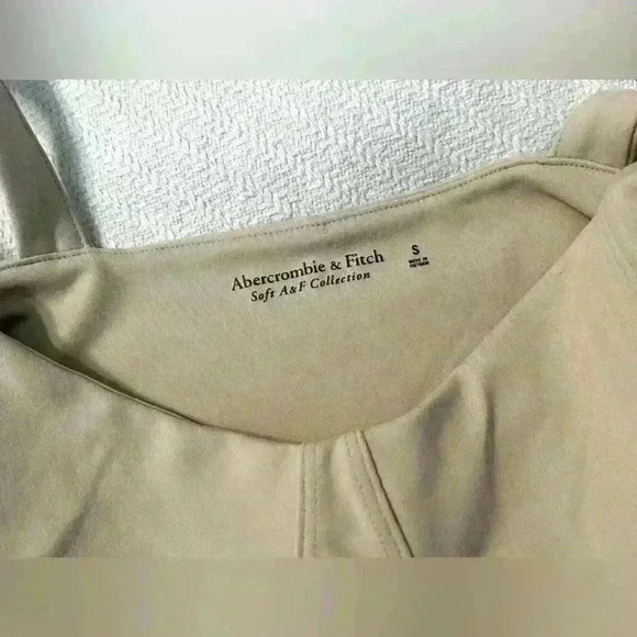 Abercrombie & Fitch Soft Collection Nude Bustier Style Bodysuit Size Small - Picture 3 of 5